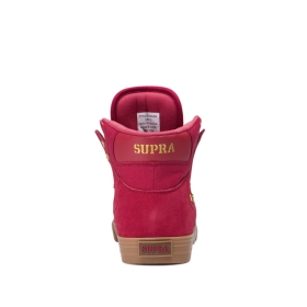 Womens Supra High Top Shoes VAIDER Rose/Gold/lt Gum | AU-15752